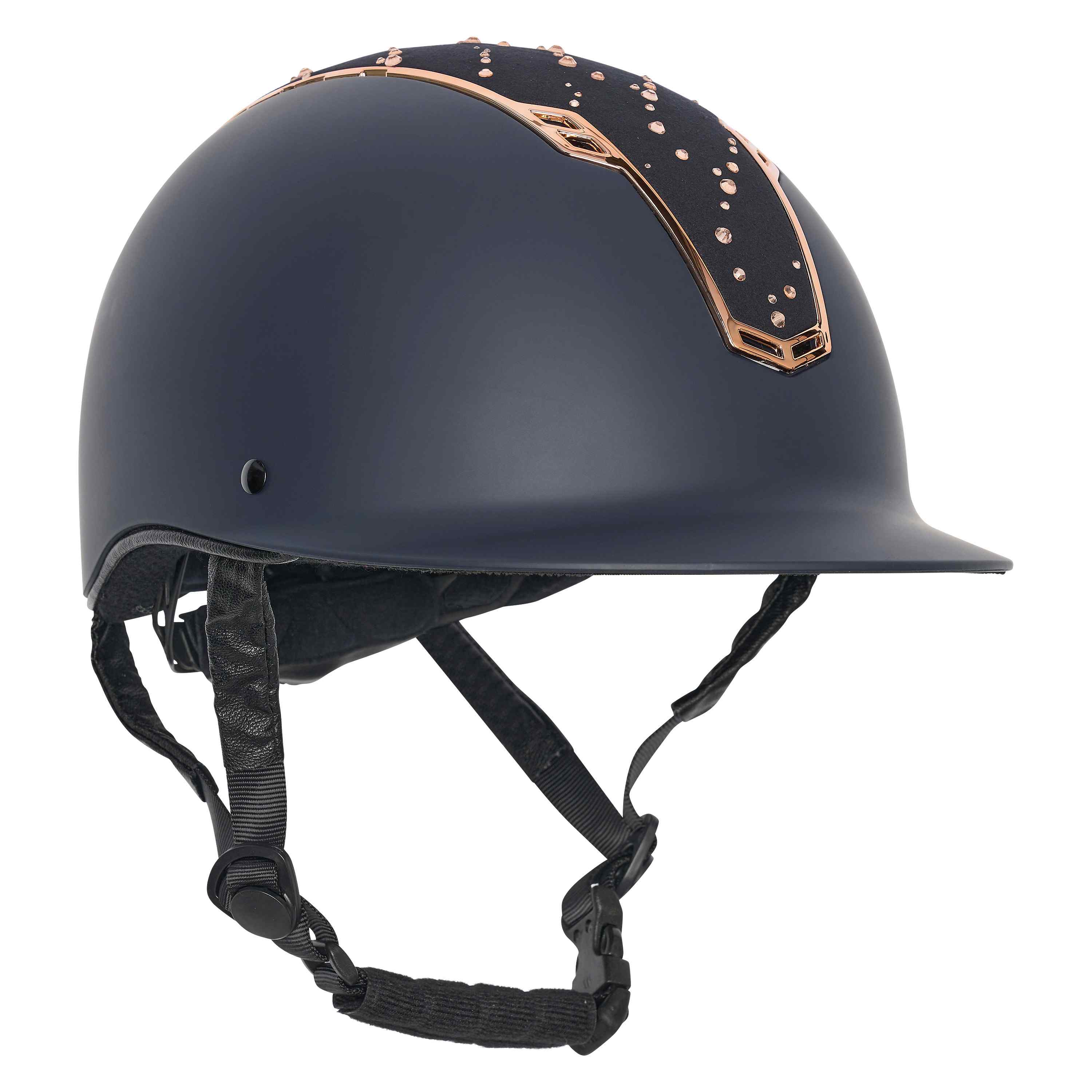 Imperial Riding | Olania Crystal Reithelm | Navy-Rosegold | S-M