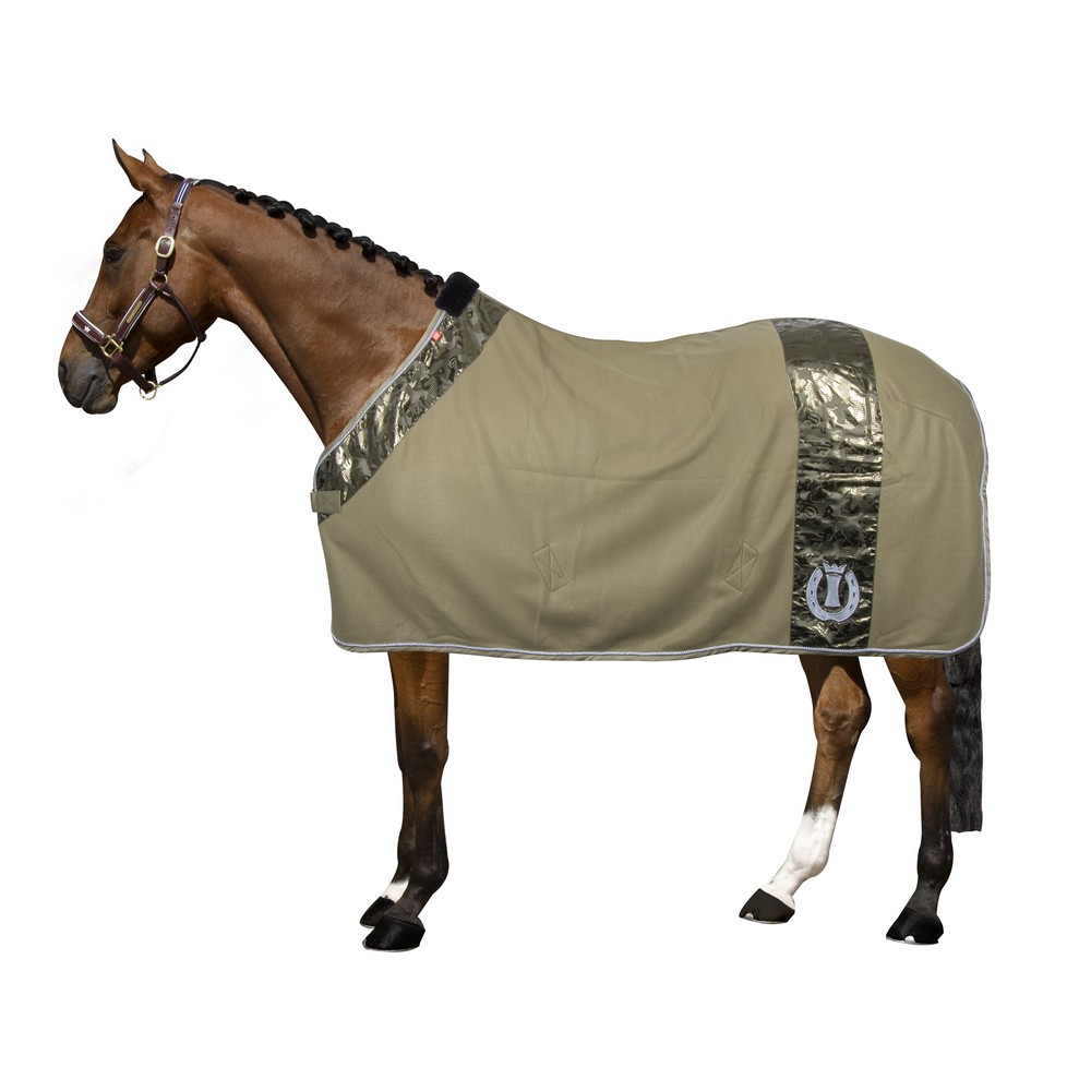 Imperial Riding | Abschwitzdecke IRHAmbient Hide & Ride Olive Green 135 cm