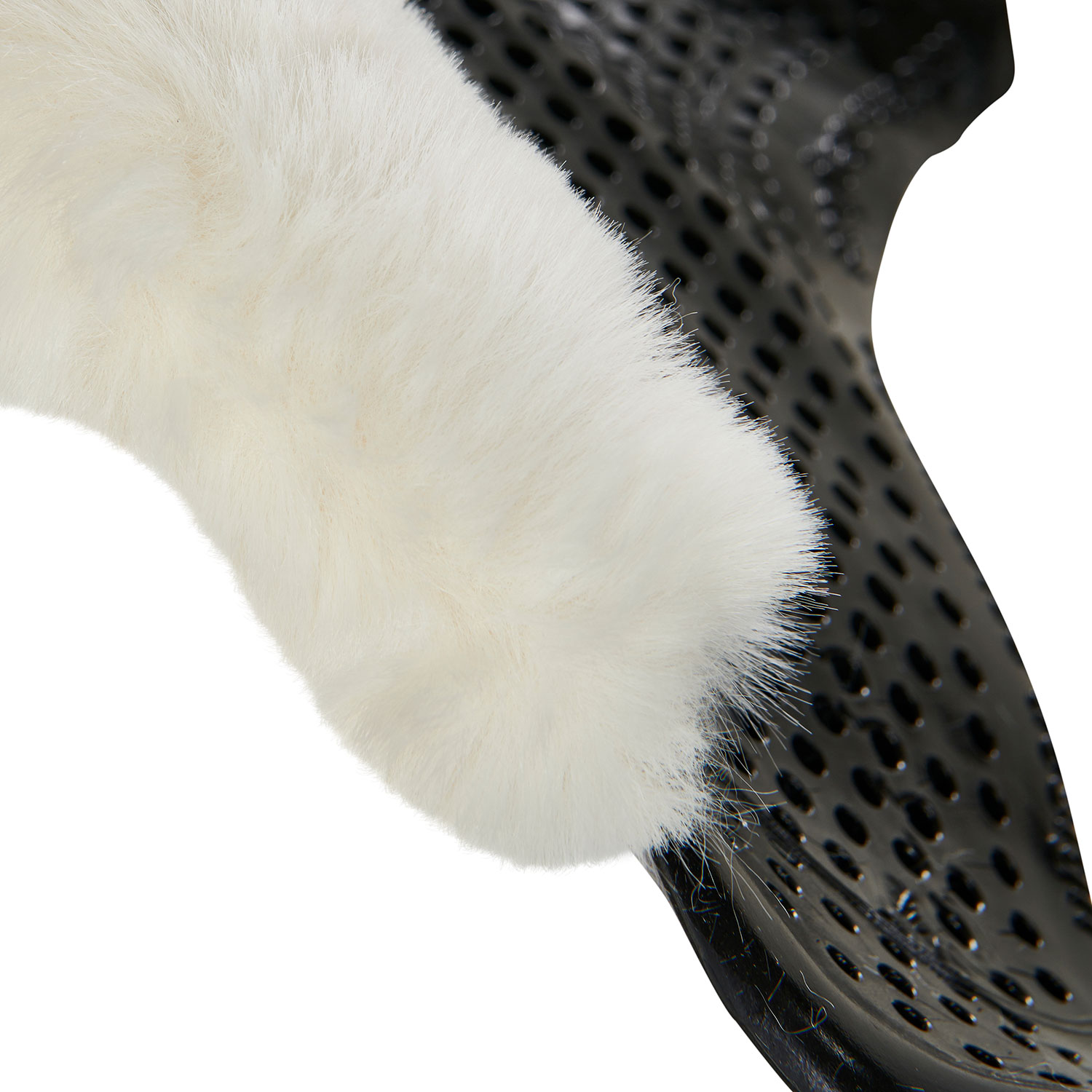 Acavallo | Classic Gel Pad mit Ecolana-Einsätzen Natur | Gel Schwarz | L