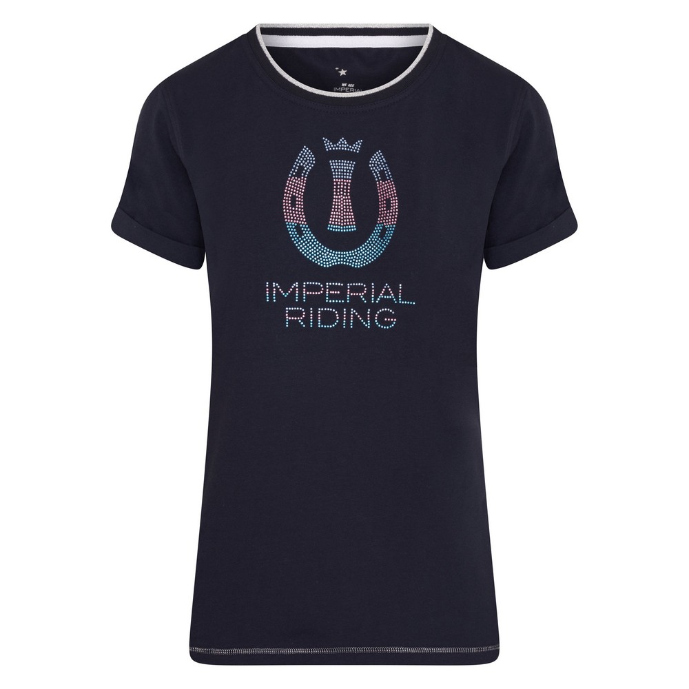 Imperial Riding | T-Shirt Ride Day mit Metallicdruck Navy-S