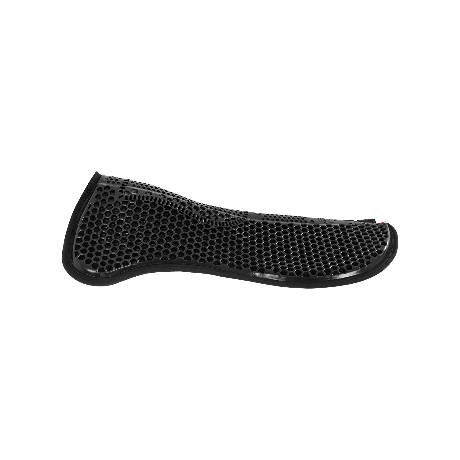 Acavallo | Air Release Hex Gelpad mit Mikrofleece Schwarz | Gel Schwarz