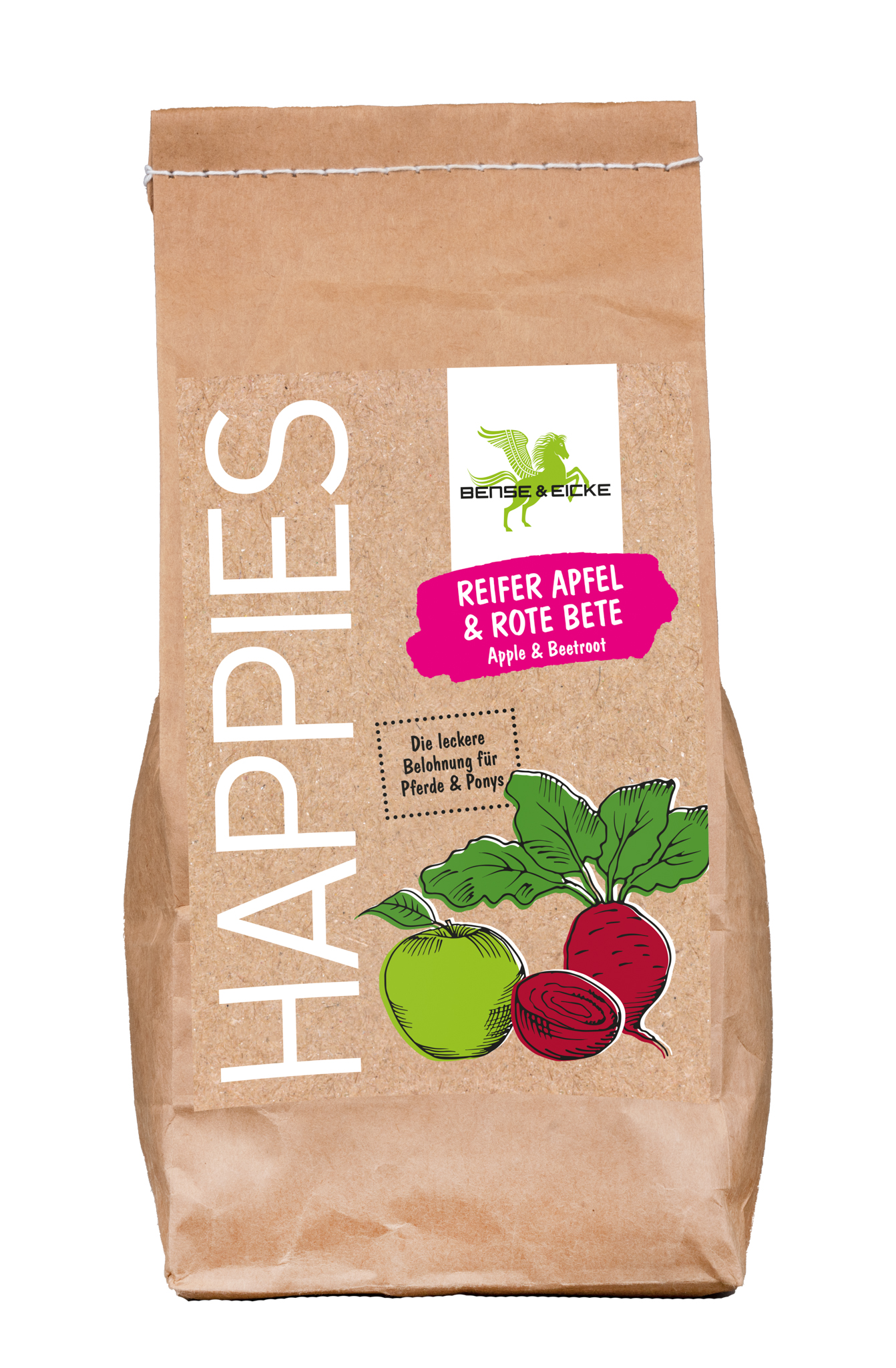 Bense & Eicke | Happies  | Reifer Apfel – Rote Bete | Natürliche und gesunde Leckerlies - 1000g