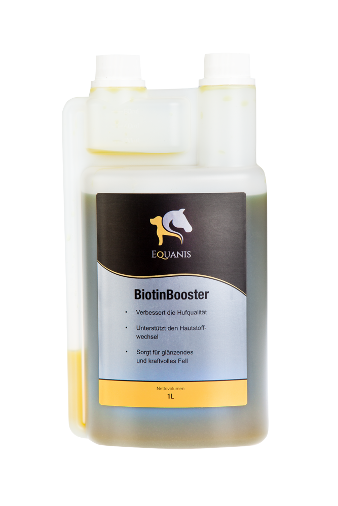 Equanis | Biotin Booster  | 1 Liter flüssig | gute Hufe, besseres Fell & Haut