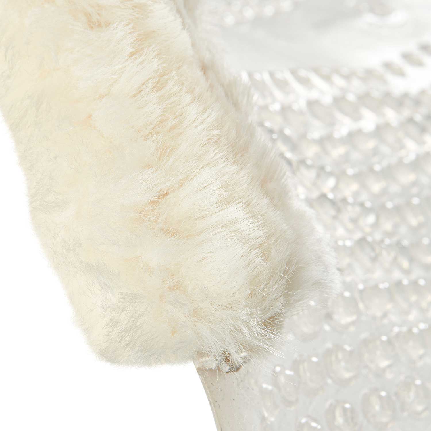 Acavallo | Massage Gel Pad  m. Schaffelleinsätzen Natur | Gel Transparent