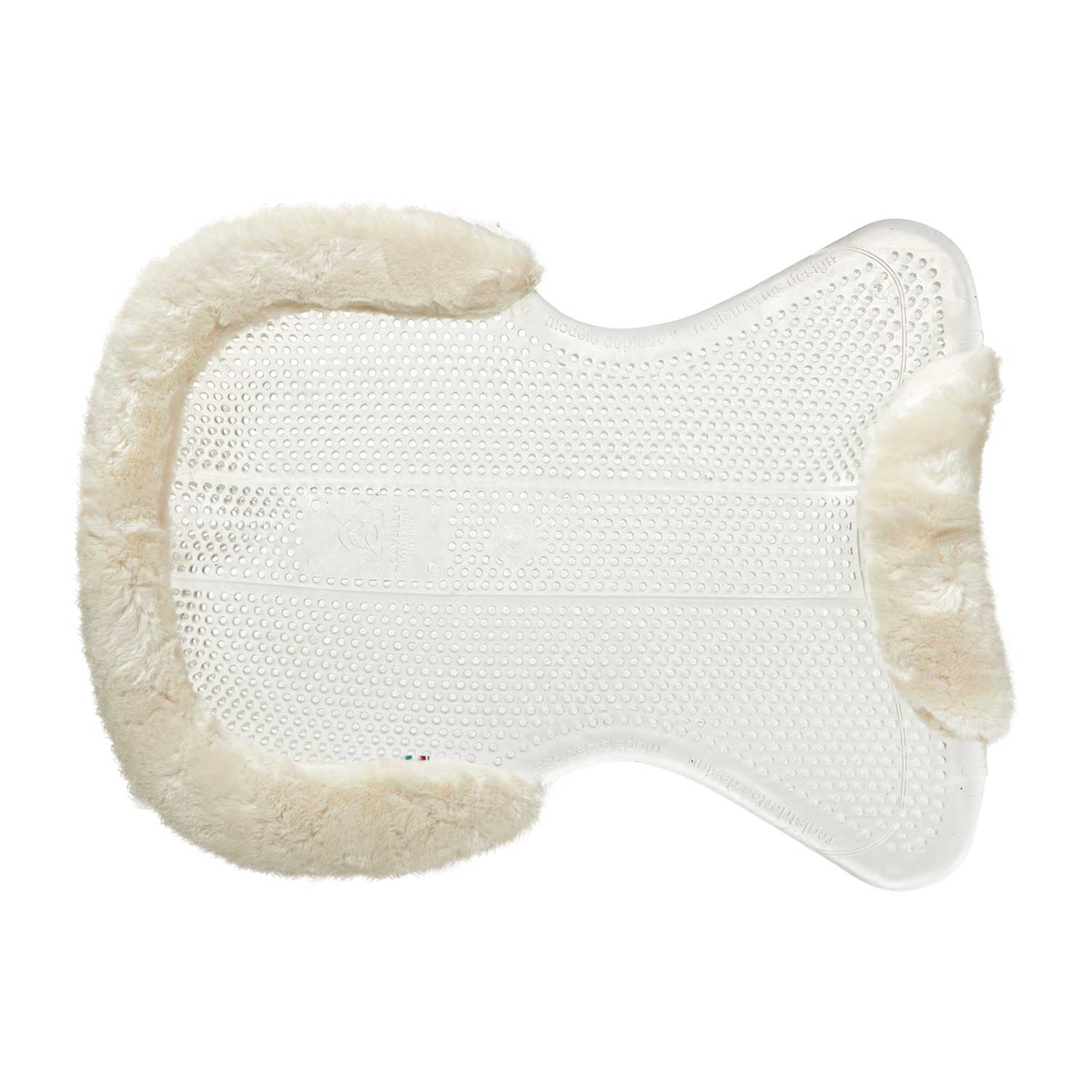 Acavallo | Classic Gel Pad mit Ecolana-Einsätzen Natur | Gel Transparent | L