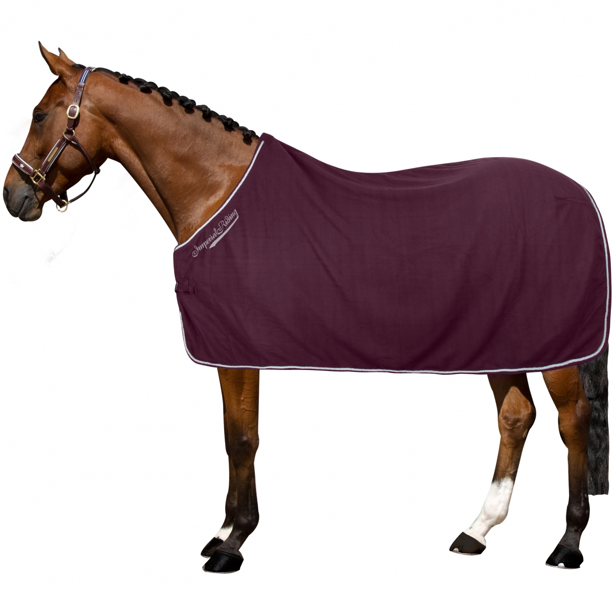 Imperial Riding | Fleece Decke IRH Classic Bordeaux-Lila | 205
