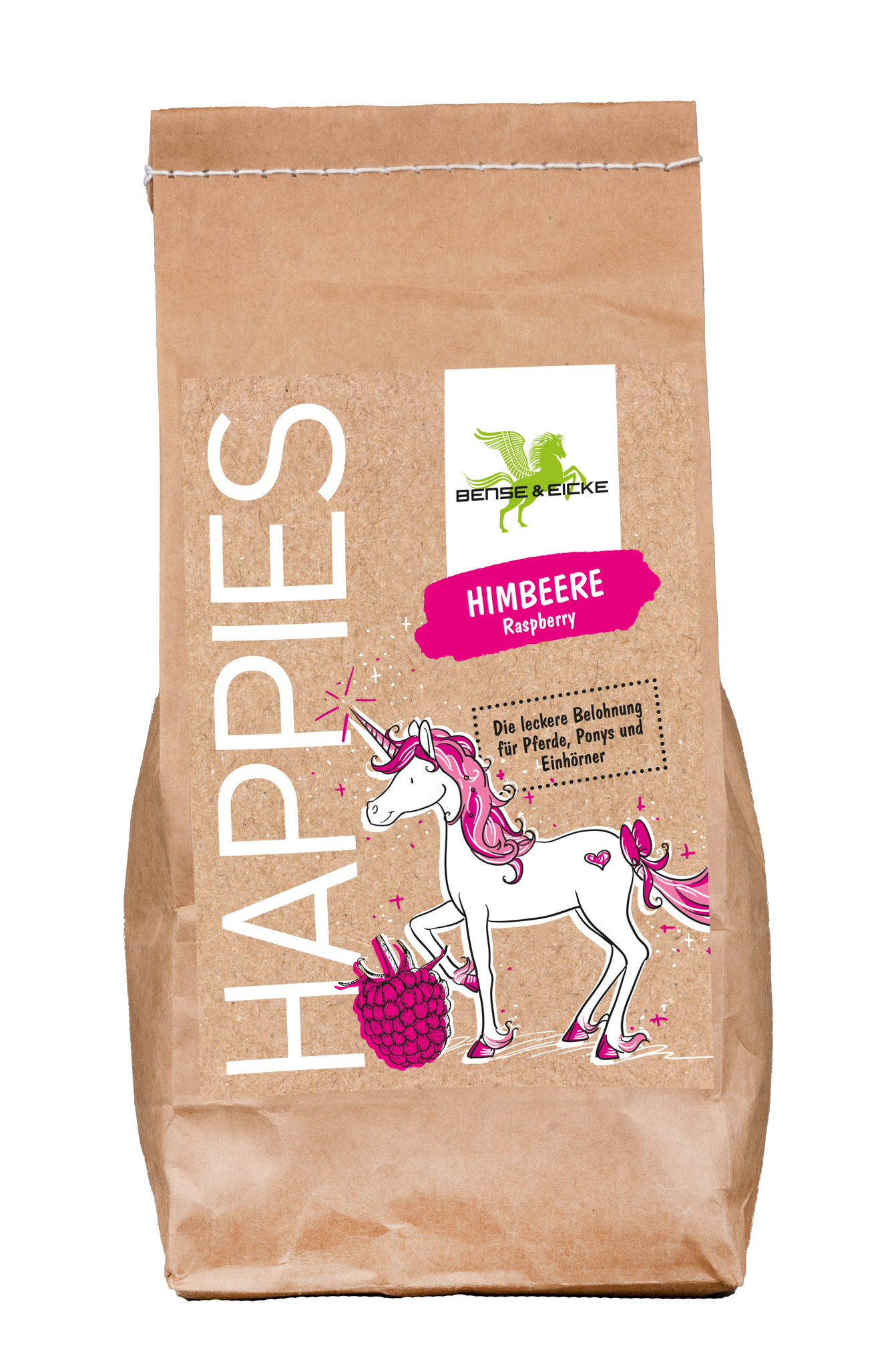 Bense & Eicke | Happies | Himbeere - Unicorn Edition | Natürliche und gesunde Leckerlies - 1000g