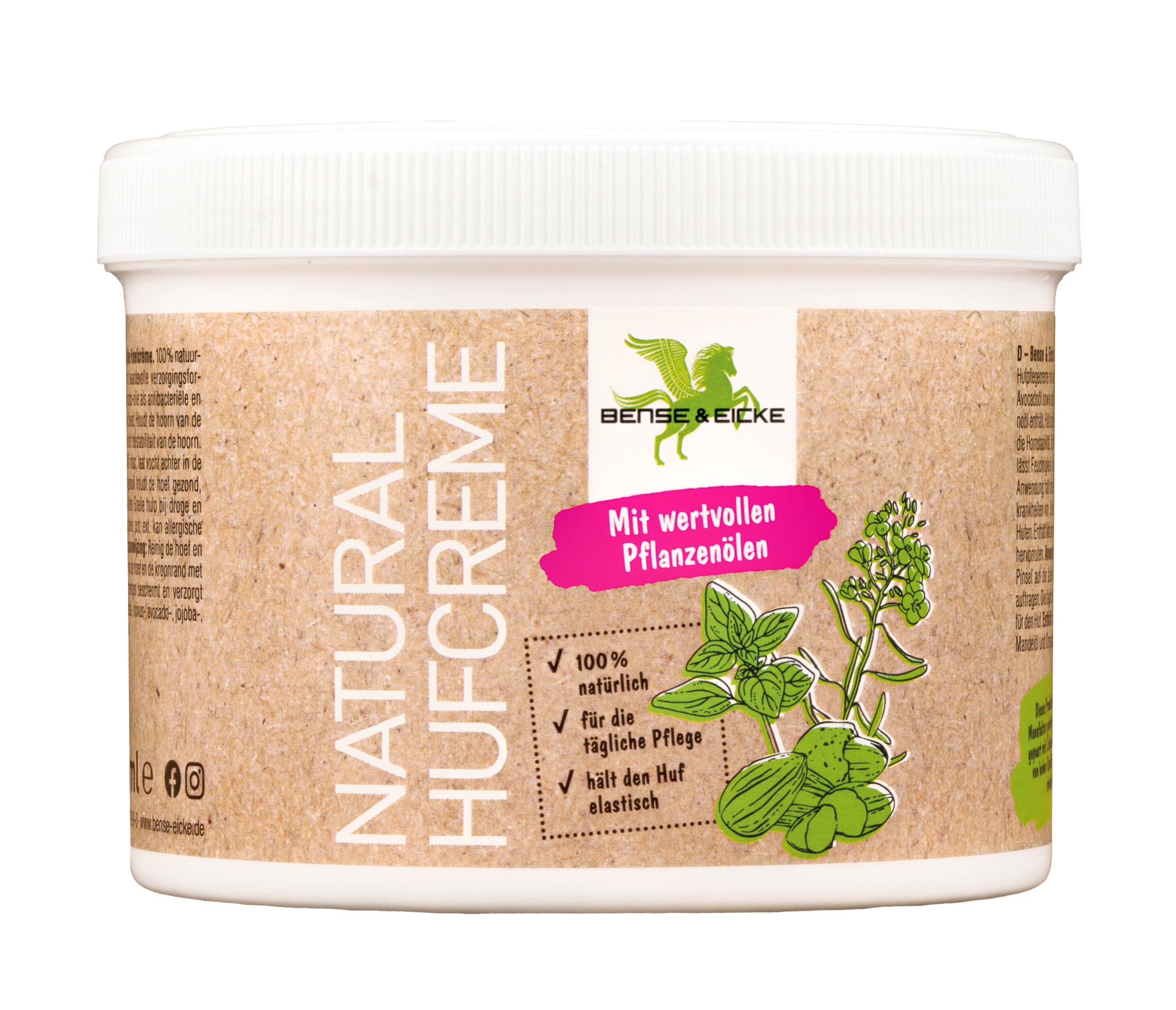 Bense & Eicke | Natural Hufcreme - 500 ml