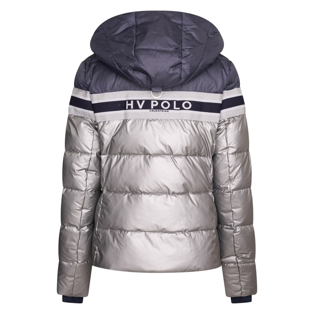 HVP | Steppjacke Elize | Metallic marine-silber - L