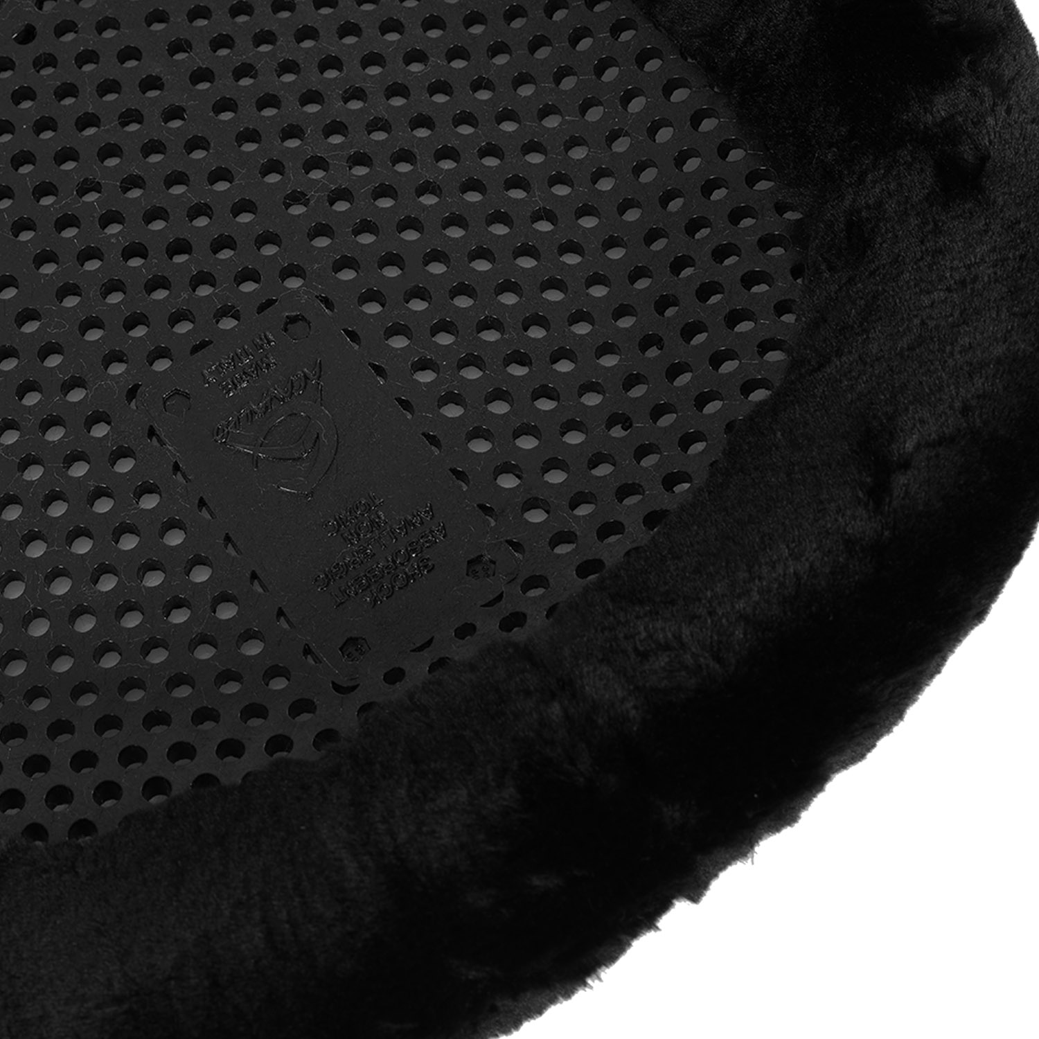Acavallo | Classic Gel-Pad mit Ecolana-Einsätzen und vorderer Erhöhung Schwarz | Gel Schwarz