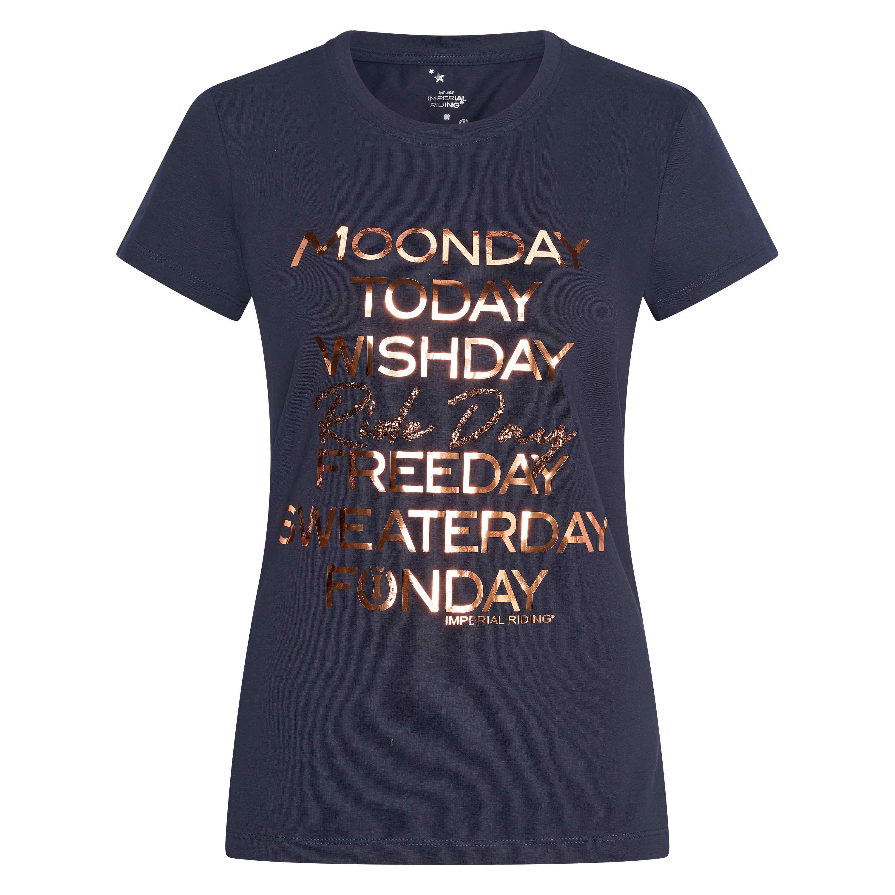 Imperial Riding | T-Shirt Ride Day mit Metallicdruck Navy-L