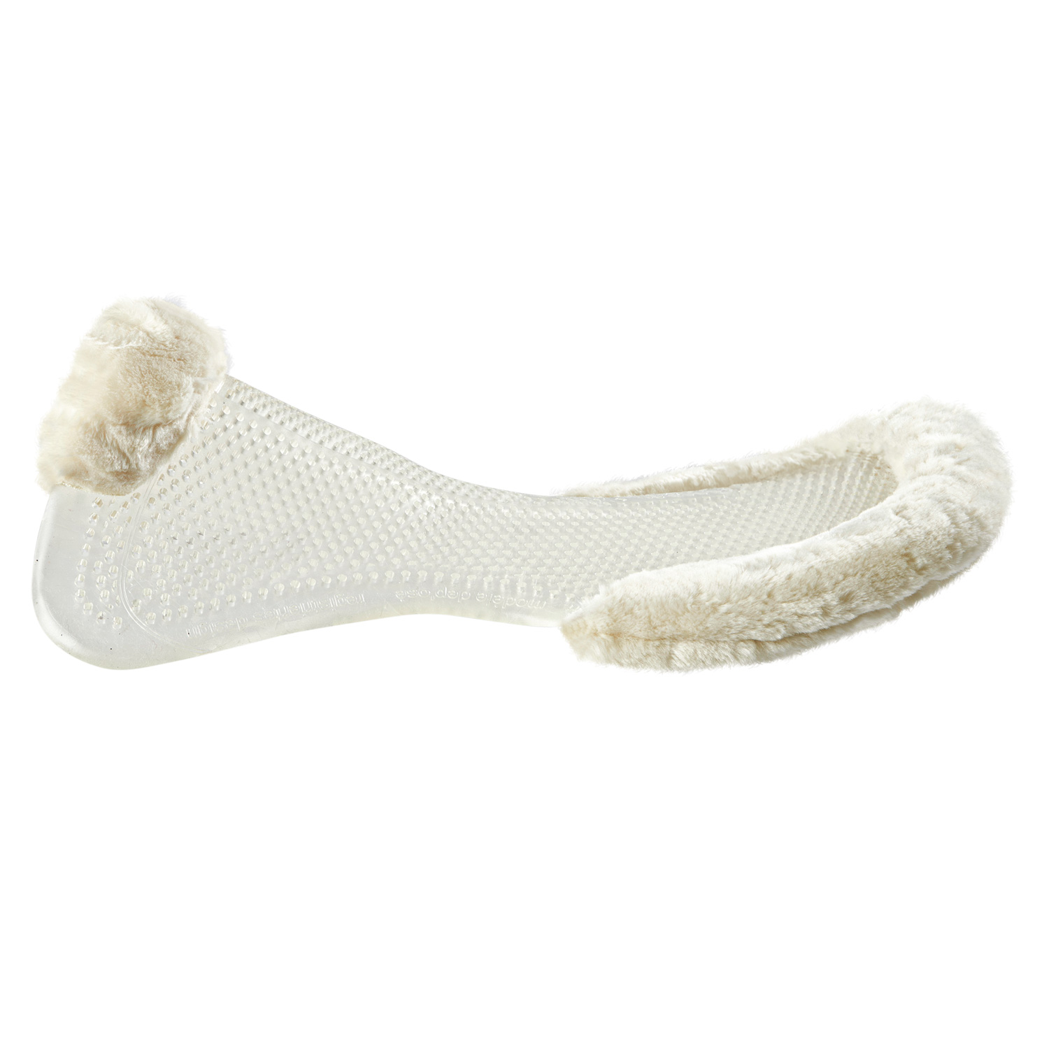 Acavallo | Classic Gel Pad mit Ecolana-Einsätzen Natur | Gel Transparent | L