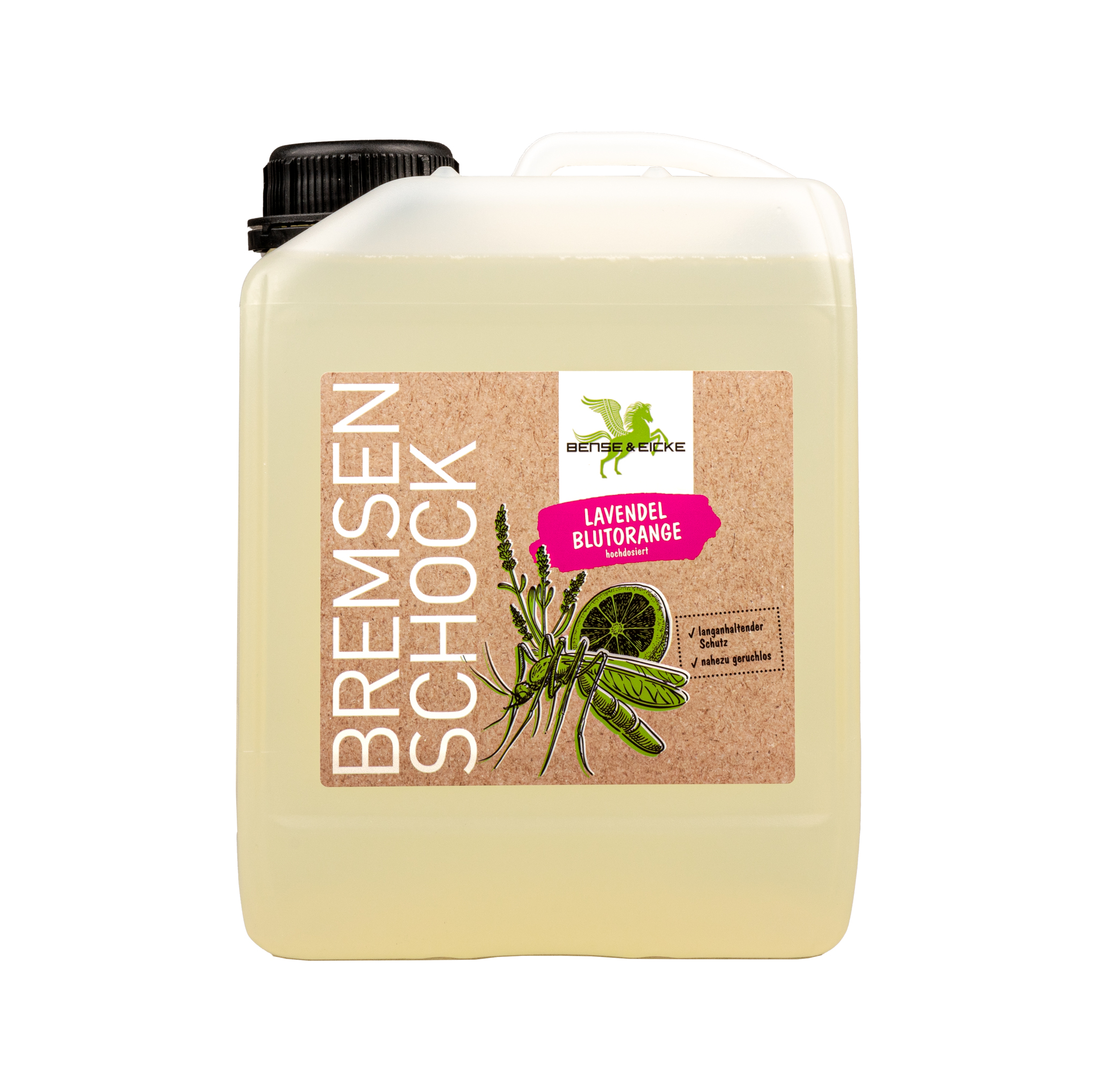 Bense & Eicke | BremsenSchock Lavendel Blutorange - Insektenschutz mit frischem Duft und 20,6% Icaridin - 2,5 L