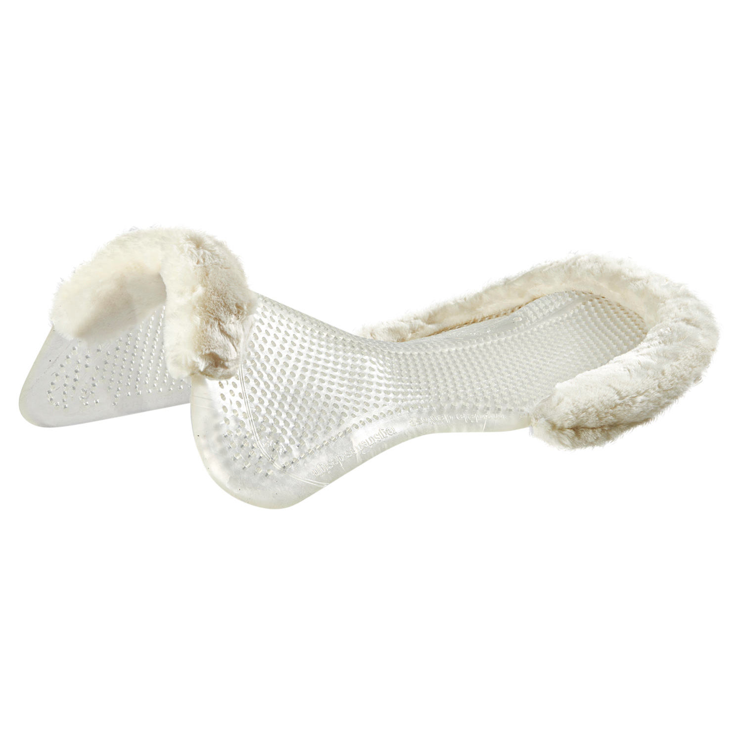 Acavallo | Classic Gel Pad mit Ecolana-Einsätzen Natur | Gel Transparent | L