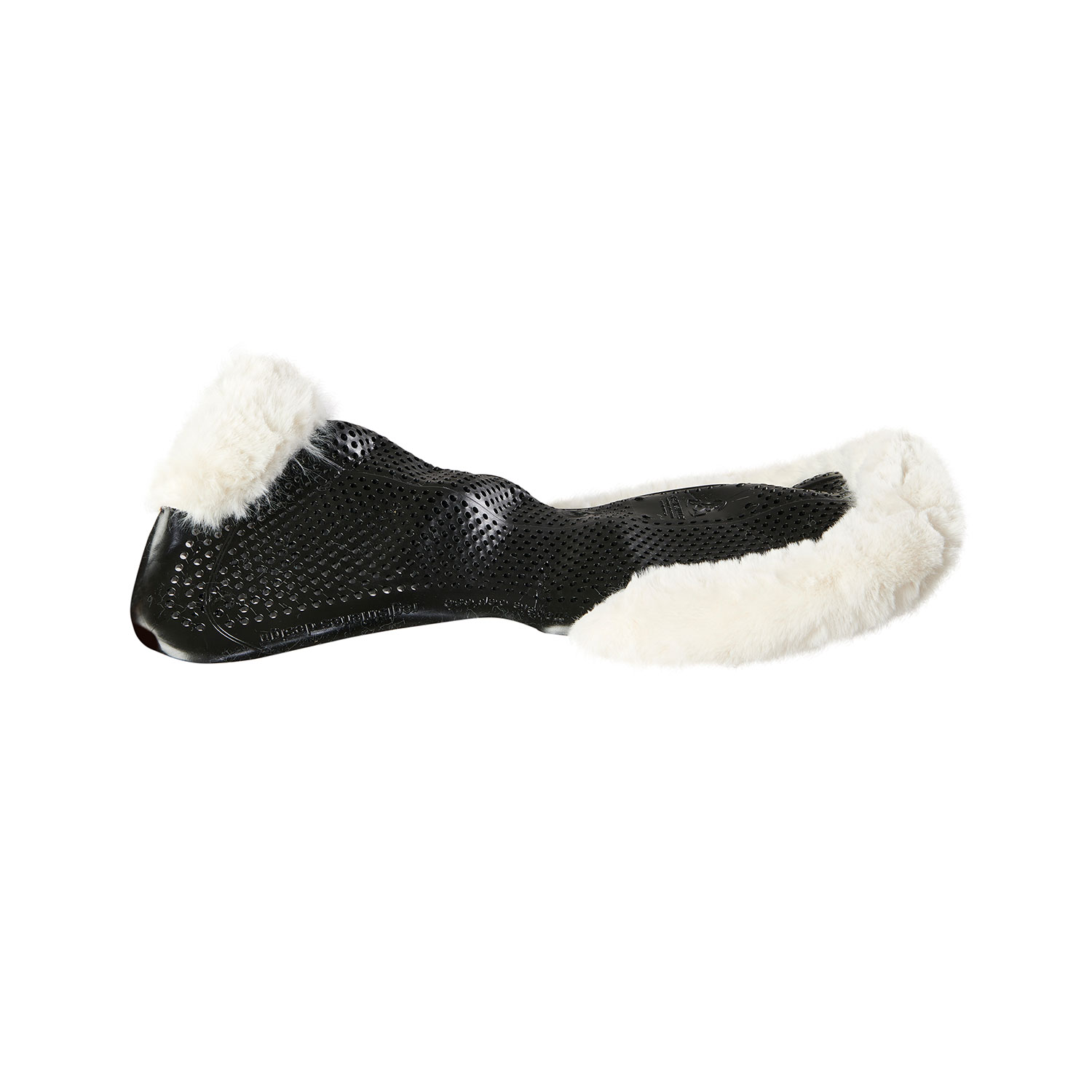 Acavallo | Classic Gel Pad mit Ecolana-Einsätzen Natur | Gel Schwarz | L