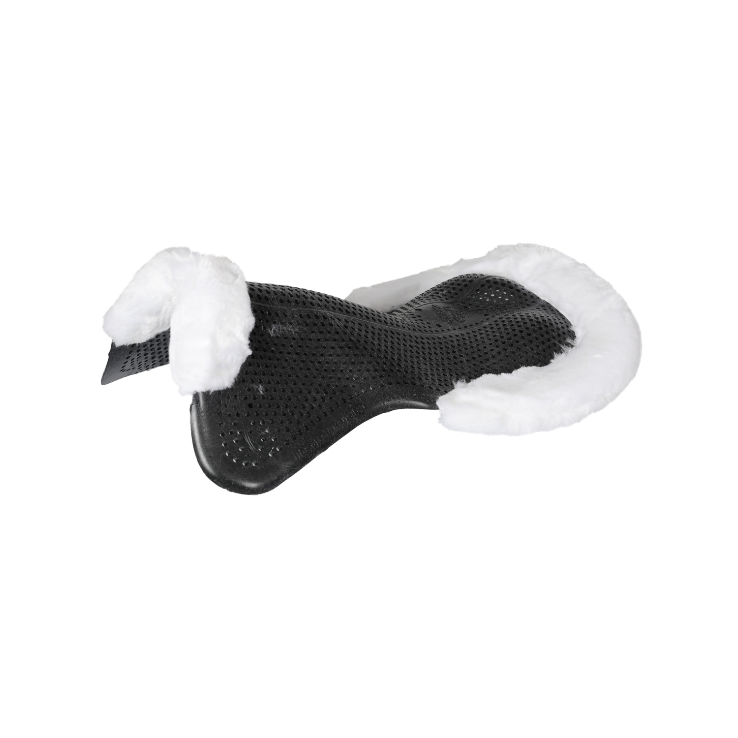 Acavallo | Classic Gel Pad mit Ecolana-Einsätzen Weiß | Gel Schwarz | M